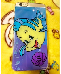 Handmade | 100均のiPhone6 plusカバーにマジックで書いてポスカで色付けしました◡̈(スマホケース/カバー)