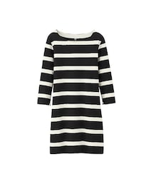 UNIQLO | UNIQLO ワイドボーダーミニワンピース(ワンピース)