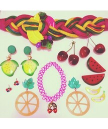 フルーツ アイテム(ピアス（両耳用）)