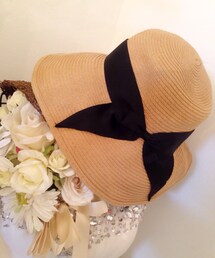 アフターヌーンティー | つばひろ麦わら帽子(ハット)