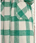 加厚绿色格子外套の「ジャケット/アウター(ピーコート)」