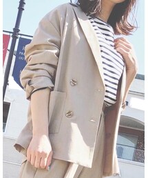 Chez toi | プロフィールのURLから詳細ご覧頂けます。(テーラードジャケット)
