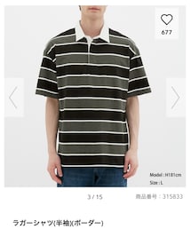 GU | ラガーシャツ(ポロシャツ)