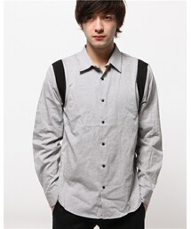 CIAOPANIC | 【Ciaopanic】　リブ使いシャツLS(シャツ/ブラウス)