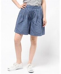 BEAMS BOY | BEAMS BOY / ヒッコリー プリーツ ショーツ(その他パンツ)