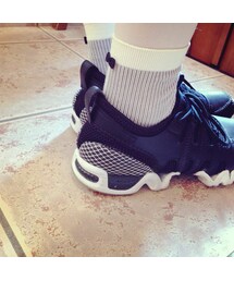 スニーカー / adidas ，ソックス / 靴下屋(スニーカー)