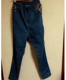 DOUBLE NAME | ¥6,900→¥1,900 さるえるちゃん(デニムパンツ)
