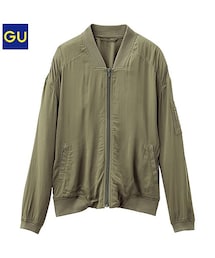 GU | ジップアップブルゾン(ブルゾン)