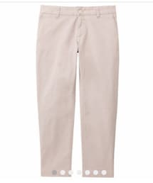 無印良品 | オーガニックコットンストレッチチノイージーボーイフィットパンツ  アンクル丈(チノパンツ)