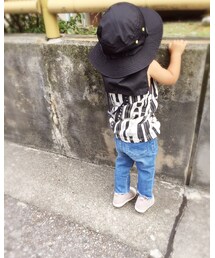 お友達のおウチのかめを覗くれっと | デニムスカート