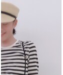 GU(ジーユー)の「帽子(キャスケット)」
