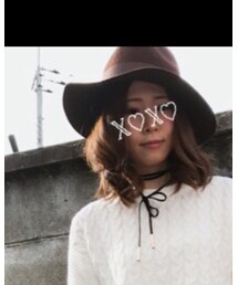 no brand | 大きめハット。かたちが好み♡古着でgetしました(*^ω^*)(ハット)