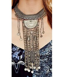 FREE PEOPLE | Free People Exaggerated Fringe Collar (ネックレス)