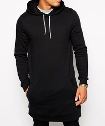 asos | Longline sweat hoodies(パーカー)