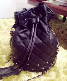 TWNROOM | キルティング巾着バッグ(ショルダーバッグ)