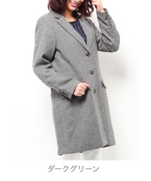 RETRO GIRL | ツイードチェスターコート(チェスターコート)
