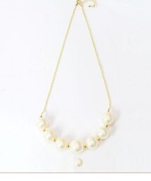 RETRO GIRL | コットンパールネックレス(ネックレス)