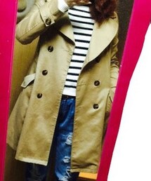 RETRO GIRL | フレアトレンチコート(トレンチコート)