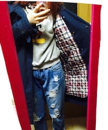 RETRO GIRL | 裏地つきのトレンチコート♡
チェック地で中も可愛い(｡･ω･｡)
(トレンチコート)