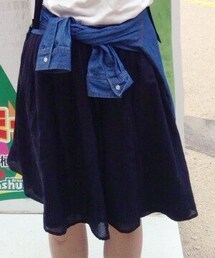 earth music&ecology | カラーギャザースカート(スカート)