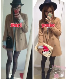 めりたん♡ | meriたんとオソロ♡(チェスターコート)