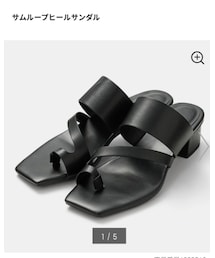 GU | サムループヒールサンダル(サンダル)