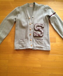 ヴィンテージレタードカーディガン(カーディガン/ボレロ)