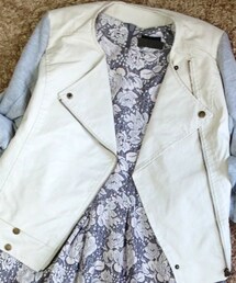 異素材ライダース(ライダースジャケット)