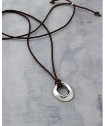ADAM ET ROPE' | リングモチーフレザーネックレス（品番：GAZ00120）(アクセサリー)