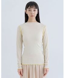 BASERANGE | 【Baserange】Vein Long Sleeve（品番：EUM10160）(トップス)