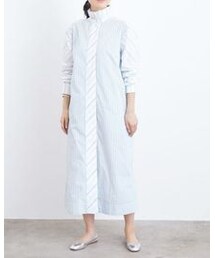 GANNI | 【GANNI】SHIRTING COTTON DRESS(品番:EUE10150)(ワンピース/ドレス)