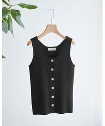 ADAM ET ROPE' | 【NEW LINE】コットンリブニットタンクトップ（品番：GAF60000）(トップス)