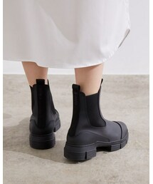 GANNI | 【GANNI】Recycled Rubber boots（EUA50000）(ブーツ)