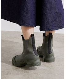 GANNI | 【GANNI】Recycled Rubber boots（品番：EUA50000）(シューズ)