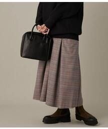 ADAM ET ROPE' | チェックセミフレアタックスカート(スカート)