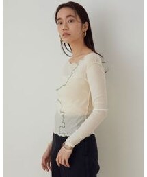 BASERANGE | 【BASERANGE】GERRYMANDERED LONG SLEEVE（品番：EUM11230）(トップス)