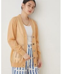 BATONER | 【BATONER】別注SEE THROUGH CARDIGAN（品番EUK31010）(カーディガン/ボレロ)