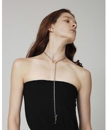 ucalypt | 【ucalypt】Stem line combi necklace（品番EUZ31260）(ネックレス)