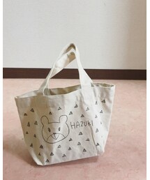 kuma bag☻︎ | 布ペンで描いただけ🐻(バッグ)