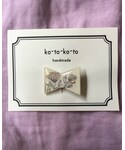 ko-to-ko-toの「ヘアアクセサリー(バレッタ/ヘアクリップ)」