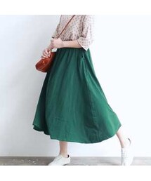 叙旧 | 叙旧Q0378/一路向北/竹节棉半身裙文艺简约长裙春装新品小清新(スカート)