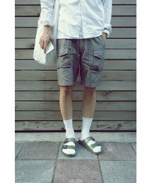 plain-me | 口袋短褲(カーゴパンツ)