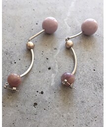 ROOM213 | C line pierce ・lavender(ピアス（両耳用）)
