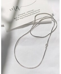 m.a | snake chain necklace(ネックレス)