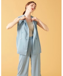 coel |  Mini Frill Satin Vest(ベスト)