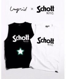 Ungrid | Ungrid✕Schott🌟black(タンクトップ)