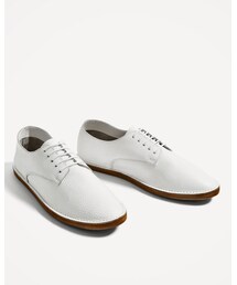 ZARA | レースアップレザーブルーチャー(シューズ)