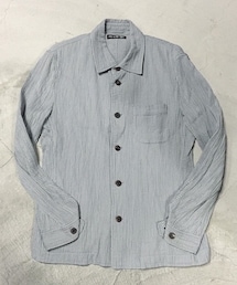 ISSEY MIYAKE | ストライプシャツジャケット(シャツ/ブラウス)