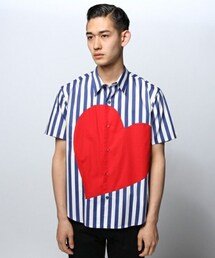 MILKBOY | ハートストライプシャツ(シャツ/ブラウス)