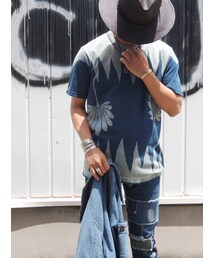 JUNYA WATANABE MAN | COMME des GARCONS JUNYA WATANABE MAN【コム デ ギャルソン・ジュンヤ ワタナベ マン】(WO-T043-051 )綿度詰め天竺 製品染め(Tシャツ/カットソー)